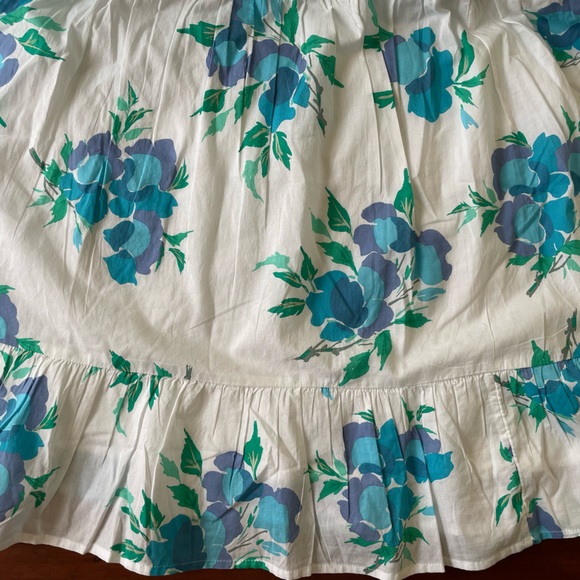 *NWT* J. Crew Printed V-Neck Smocked Midi Dress w/ Pockets, Tiered Swing Dress - Picture 11 of 14